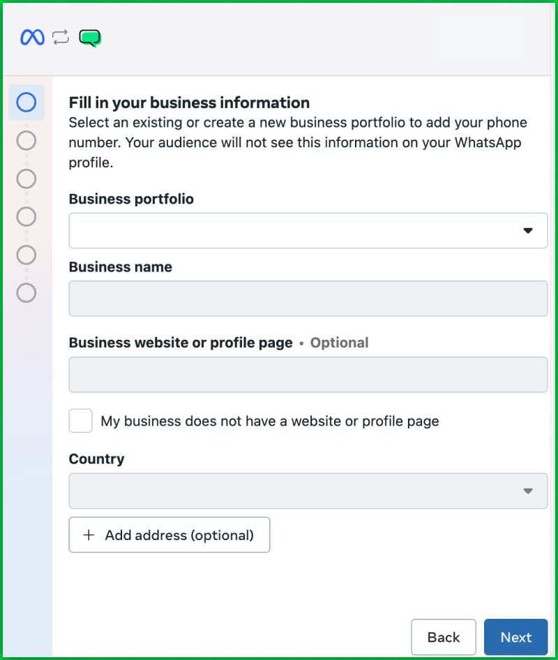 Tela de permissões do Facebook